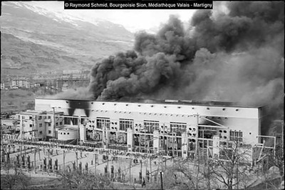 03 avril 1951 - Incendie de l'usine hydroélectrique de Chand ...